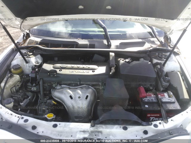 4T4BE46K19R118673 - 2009 TOYOTA CAMRY SE/LE/XLE WHITE photo 10