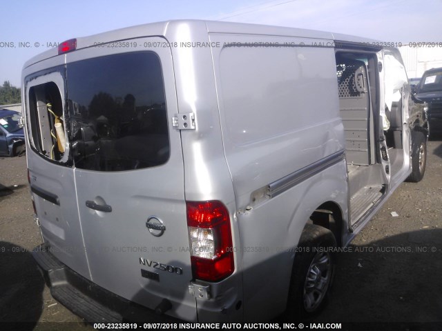 1N6BF0KY8CN111880 - 2012 NISSAN NV 1500/2500 SILVER photo 4