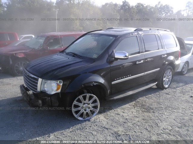 1A8HW582X7F517441 - 2007 CHRYSLER ASPEN LIMITED BLACK photo 2