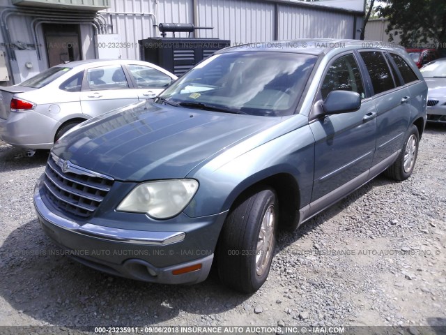 2A8GM68X27R335020 - 2007 CHRYSLER PACIFICA TOURING BLUE photo 2