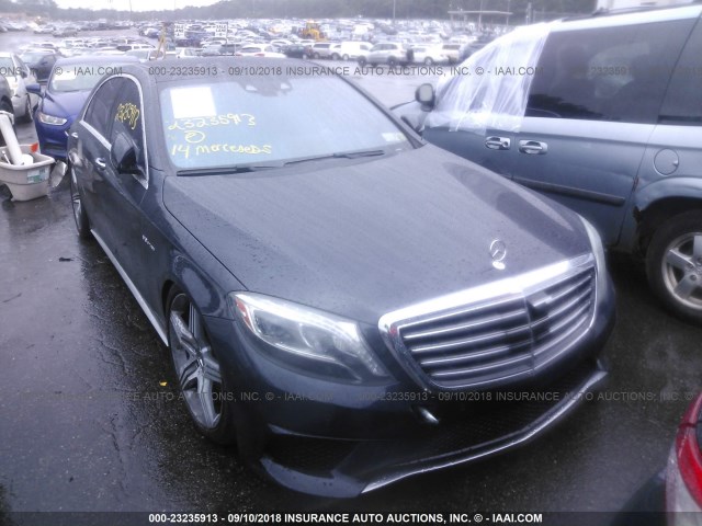 WDDUG7JB3EA033846 - 2014 MERCEDES-BENZ S 63 AMG GRAY photo 6