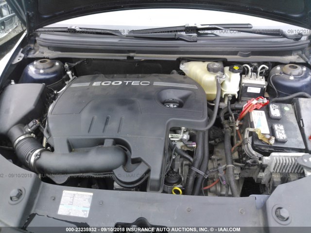 1G1ZG57B48F222310 - 2008 CHEVROLET MALIBU LS Mavi foto 10