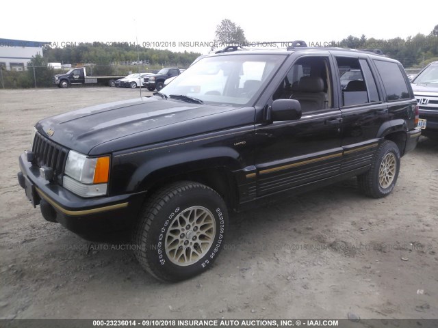 1J4GZ78Y4SC664739 - 1995 JEEP GRAND CHEROKEE LIMITED/ORVIS BLACK photo 2