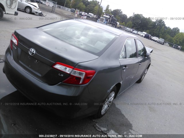 4T1BF1FK1CU074056 - 2012 TOYOTA CAMRY SE/LE/XLE 灰色 照片 4