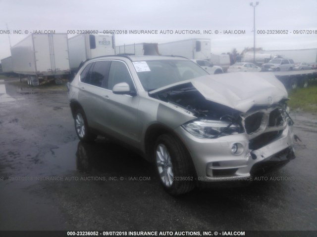 5UXKS4C54G0N14833 - 2016 BMW X5 XDRIVE35D SILVER photo 1