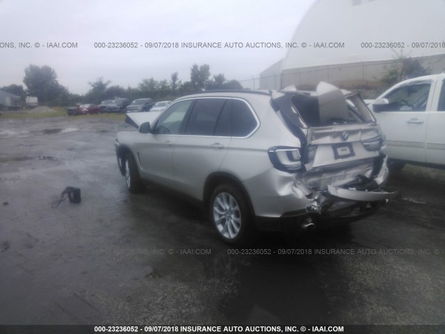 5UXKS4C54G0N14833 - 2016 BMW X5 XDRIVE35D SILVER photo 3