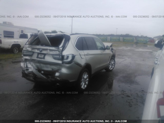 5UXKS4C54G0N14833 - 2016 BMW X5 XDRIVE35D SILVER photo 4