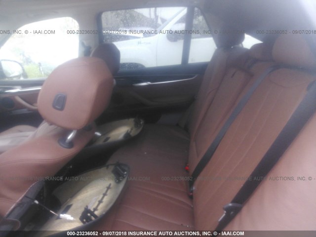 5UXKS4C54G0N14833 - 2016 BMW X5 XDRIVE35D SILVER photo 8