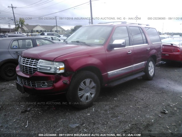 5LMFU28557LJ09114 - 2007 LINCOLN NAVIGATOR RED photo 2