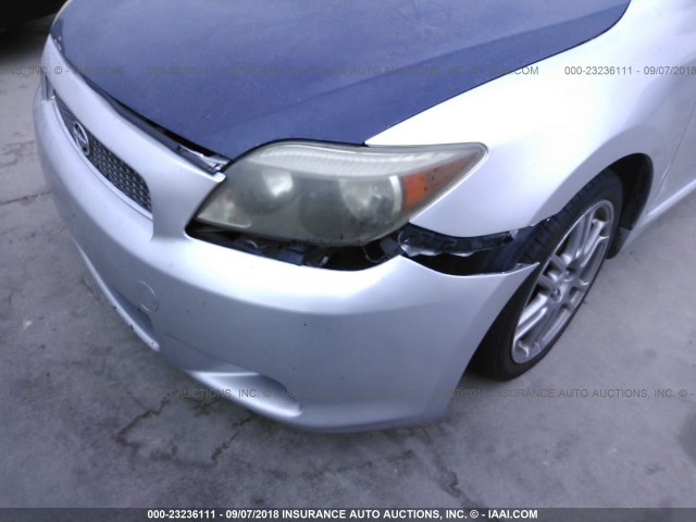 JTKDE177060103285 - 2006 TOYOTA SCION TC 银色 照片 6