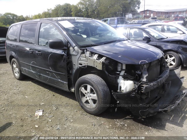 2D4RN4DE9AR138491 - 2010 DODGE GRAND CARAVAN SE GRAY photo 1