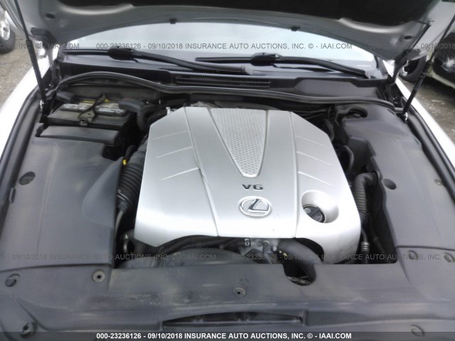 JTHBE262292016909 - 2009 LEXUS IS 350 SILVER photo 10