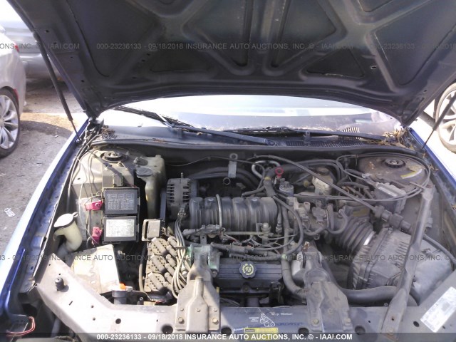 2G1WX12K2Y9238338 - 2000 CHEVROLET MONTE CARLO SS ლურჯი ფოტო 10