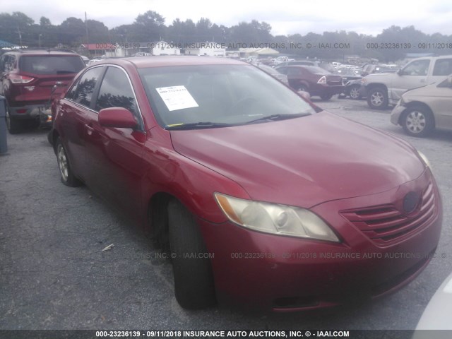 4T1BE46K08U257007 - 2008 TOYOTA CAMRY CE/LE/XLE/SE RED photo 6