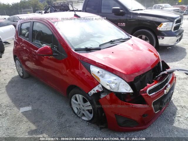 KL8CB6S9XFC760149 - 2015 CHEVROLET SPARK LS RED photo 1