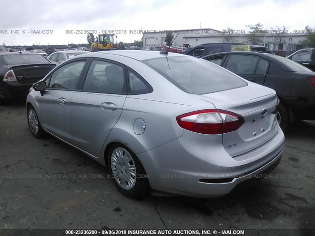 3FADP4AJ0EM159784 - 2014 FORD FIESTA S SILVER photo 3