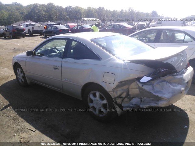 2T1CF22P91C464865 - 2001 TOYOTA CAMRY SOLARA SE/SLE SILVER photo 3