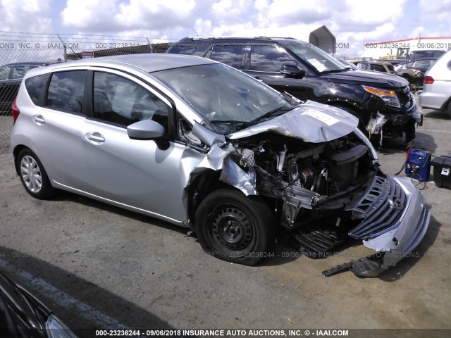 3N1CE2CP1FL387854 - 2015 NISSAN VERSA NOTE S/S PLUS/SV/SL/SR GRAY photo 1