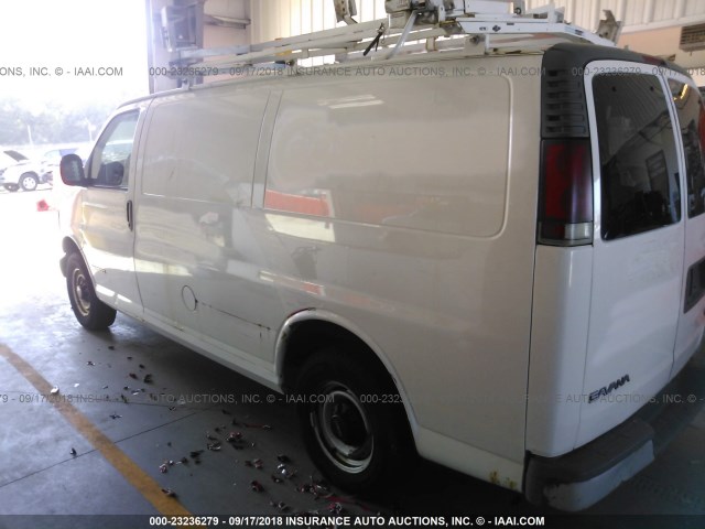 1GTGG25R1Y1264556 - 2000 GMC SAVANA G2500 WHITE photo 3