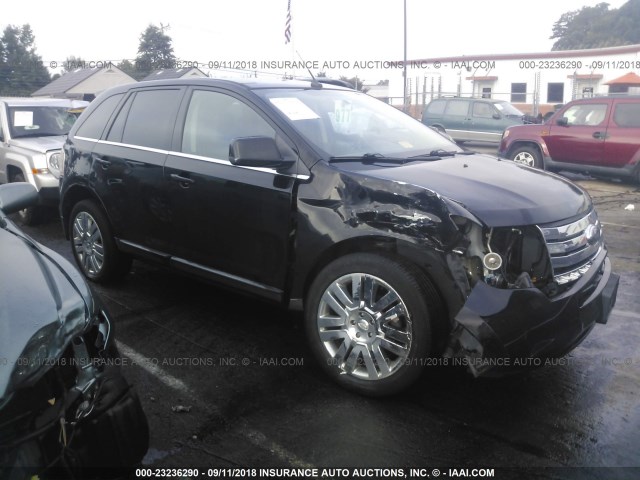 2FMDK39C68BA55181 - 2008 FORD EDGE LIMITED BLACK photo 1