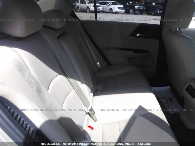 1HGCR6F58FA004245 - 2015 HONDA ACCORD HYBRID/EXL GRAY photo 8