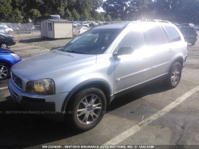 YV4CZ852561265850 - 2006 VOLVO XC90 V8 SILVER photo 2