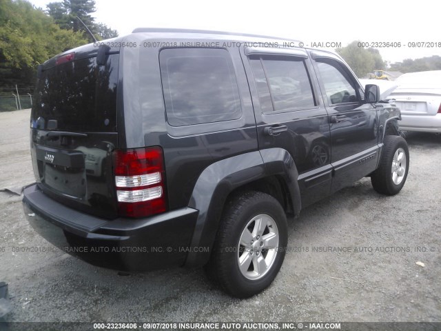 1J4PP2GK0AW156285 - 2010 JEEP LIBERTY SPORT GRAY photo 4