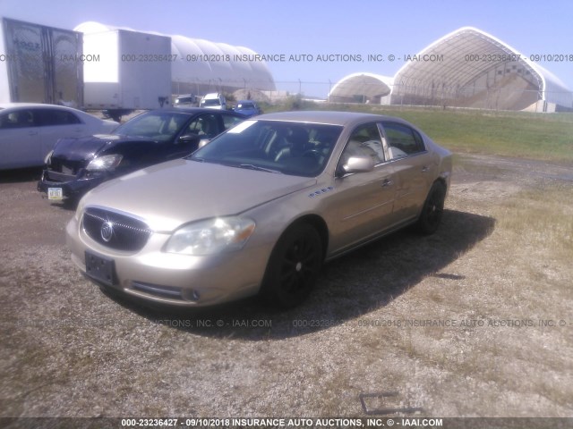 1G4HE57Y46U132222 - 2006 BUICK LUCERNE CXS GOLD photo 2