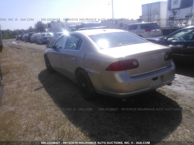 1G4HE57Y46U132222 - 2006 BUICK LUCERNE CXS GOLD photo 3