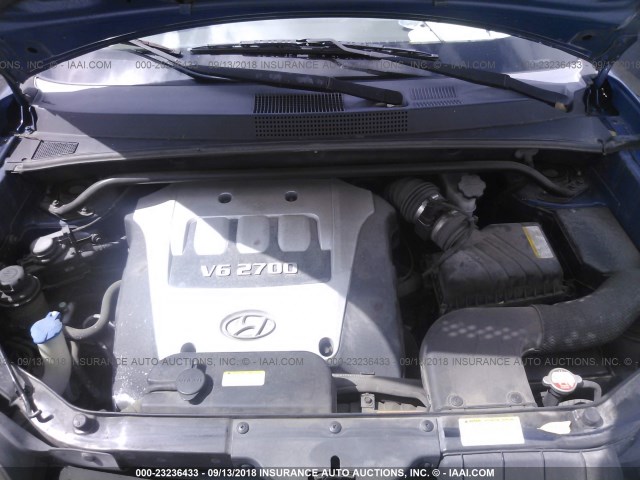 KM8JN12D76U300921 - 2006 HYUNDAI TUCSON GLS/LIMITED 蓝色 照片 10