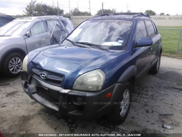 KM8JN12D76U300921 - 2006 HYUNDAI TUCSON GLS/LIMITED 蓝色 照片 2