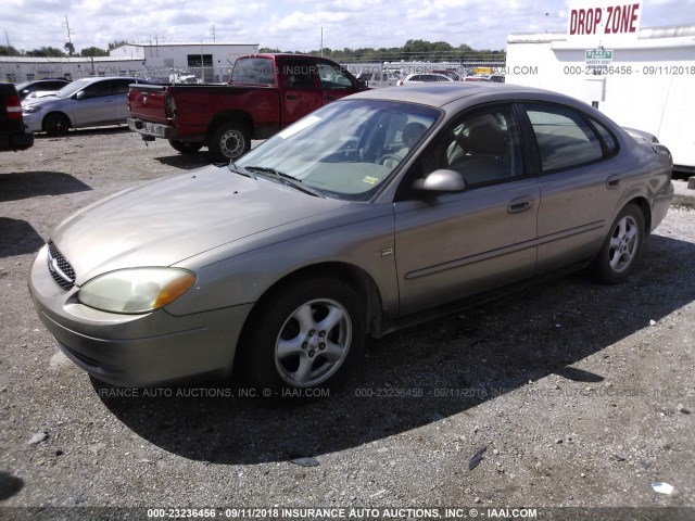 1FAFP55S13A264331 - 2003 FORD TAURUS SES TAN photo 2