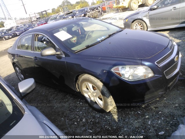1G1ZB5EB4AF318252 - 2010 CHEVROLET MALIBU LS Mavi foto 1