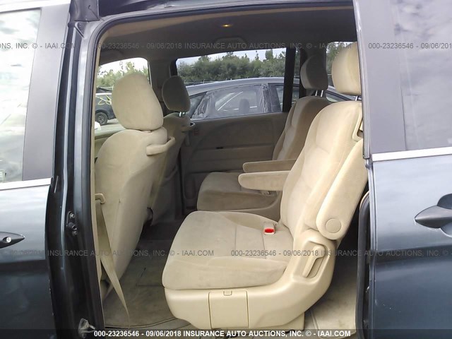 5FNRL38296B071049 - 2006 HONDA ODYSSEY LX GRAY photo 8