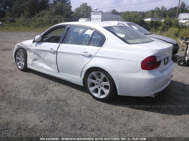 WBAVB33536AZ85550 - 2006 BMW 330 I WHITE photo 3