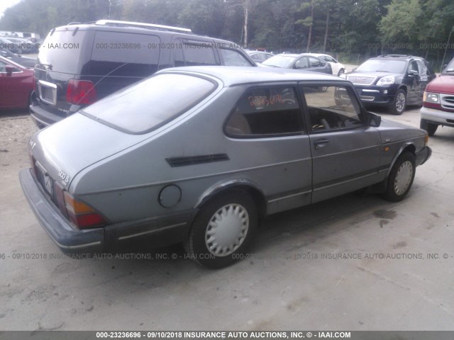 YS3AK35E6N2020245 - 1992 SAAB 900 S GRAY photo 4