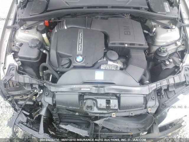 WBAUN7C5XBVM24761 - 2011 BMW 135 I TAN photo 10