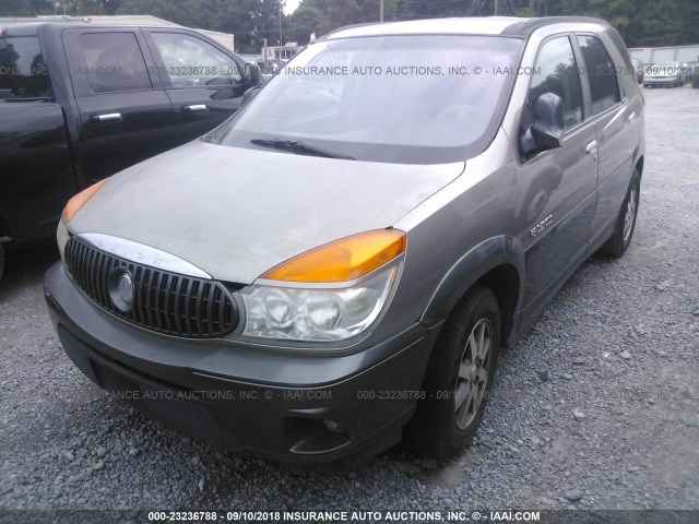 3G5DA03E32S523442 - 2002 BUICK RENDEZVOUS CX GRAY photo 2