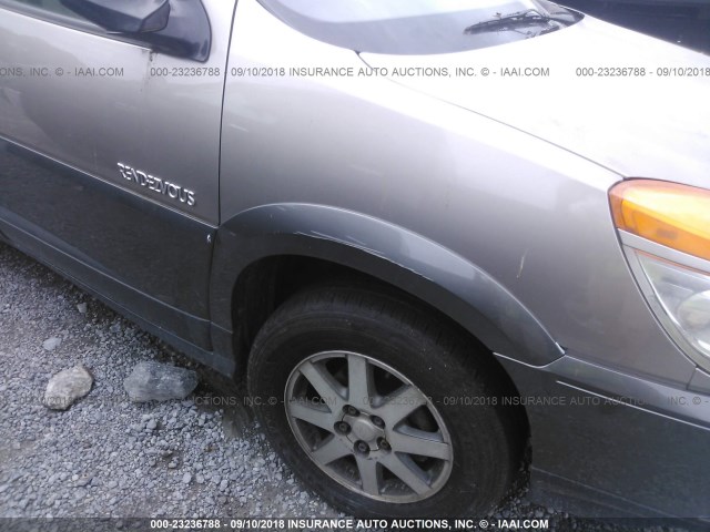 3G5DA03E32S523442 - 2002 BUICK RENDEZVOUS CX GRAY photo 6