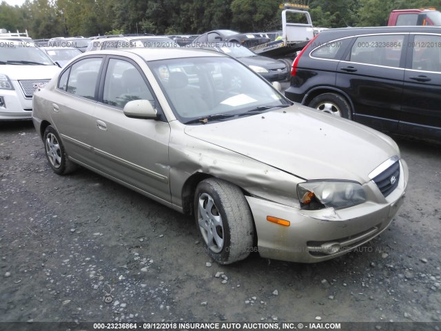 KMHDN46D96U369375 - 2006 HYUNDAI ELANTRA GLS/GT/LIMITED TAN photo 1