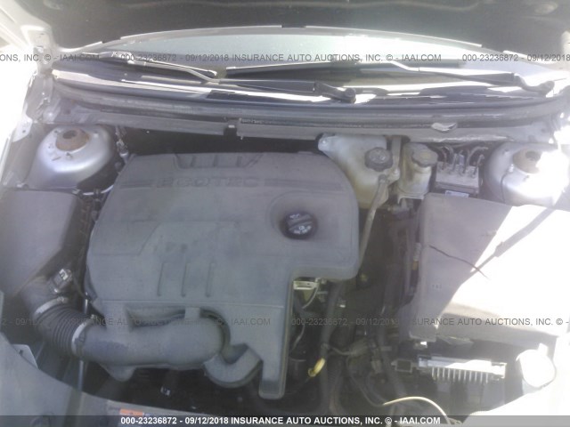 1G1ZC5EB3AF321107 - 2010 CHEVROLET MALIBU 1LT SILVER photo 10