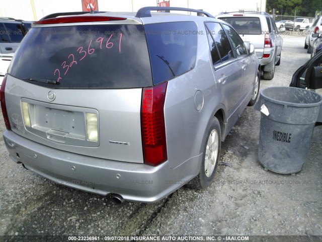 1GYEE637660172135 - 2006 CADILLAC SRX SILVER photo 4