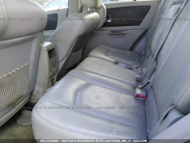 1GYEE637660172135 - 2006 CADILLAC SRX SILVER photo 8