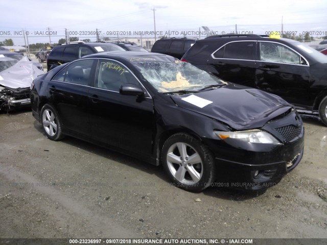 4T1BF3EK1BU204185 - 2011 TOYOTA CAMRY SE/LE/XLE BLACK photo 1