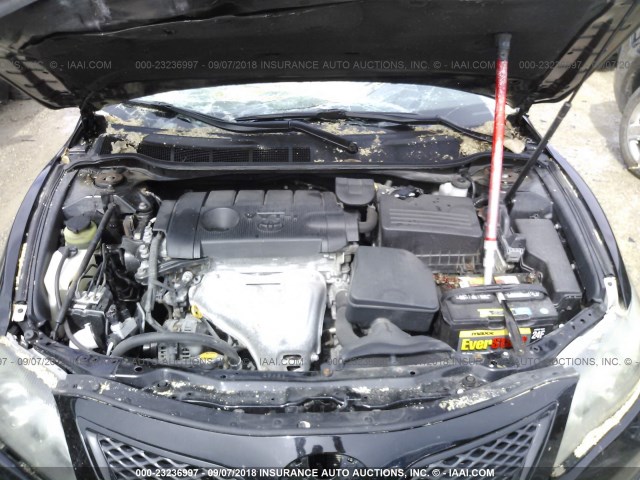 4T1BF3EK1BU204185 - 2011 TOYOTA CAMRY SE/LE/XLE BLACK photo 10