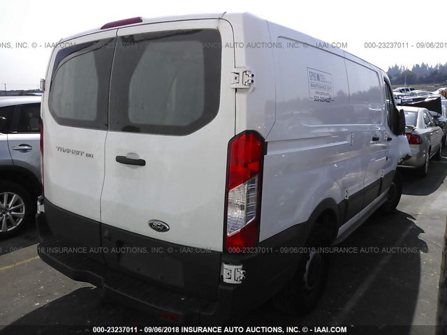 1FTYE1ZM5GKA64601 - 2016 FORD TRANSIT T-150 WHITE photo 4