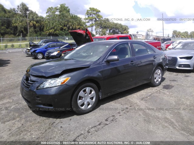4T1BE46K08U243186 - 2008 TOYOTA CAMRY CE/LE/XLE/SE GRAY photo 2