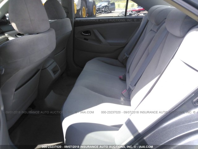 4T1BE46K08U243186 - 2008 TOYOTA CAMRY CE/LE/XLE/SE GRAY photo 8