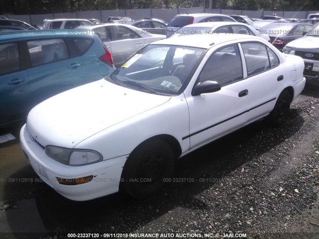 1Y1SK5269TZ033706 - 1996 CHEVROLET PRIZM LSI WHITE photo 2