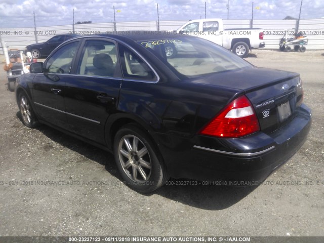 1FAFP25185G179847 - 2005 FORD FIVE HUNDRED LIMITED BLACK photo 3